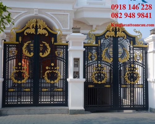 Cửa cổng sắt mỹ thuật CC S20