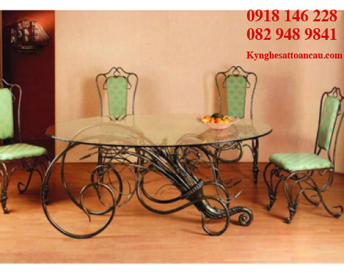 BÀN GHẾ SẮT MỸ THUẬT BS31
