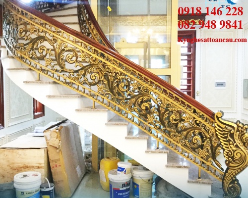 Cầu thang nhôm đúc CTN15