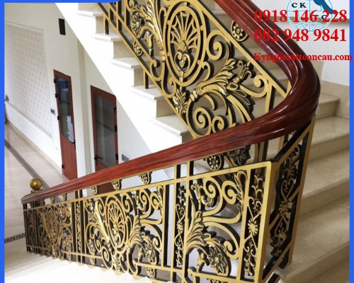 Cầu thang nhôm đúc CTN27
