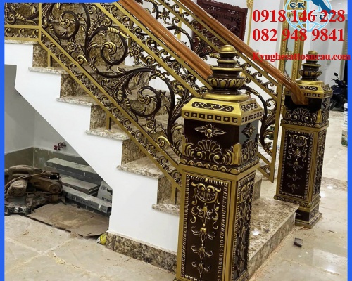 Cầu thang nhôm đúc CTN26
