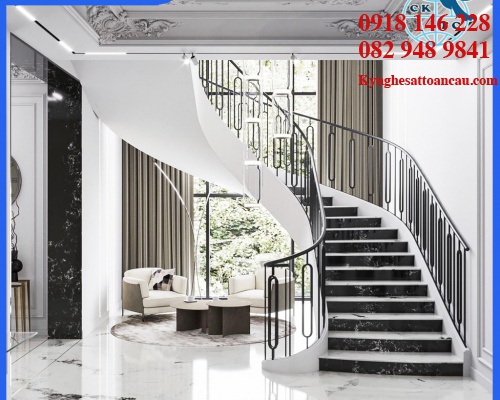 Cầu thang sắt mỹ thuật CTS02