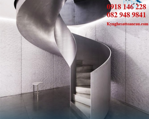Cầu thang xoắn CTX35 tại Thuận An Bình Dương