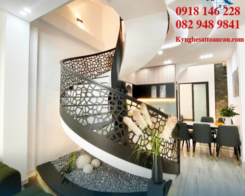 Cầu thang xoắn ốc CTX38 tại Bình Dương