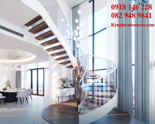 Cầu thang xoắn ốc CTX43 tại Dĩ An