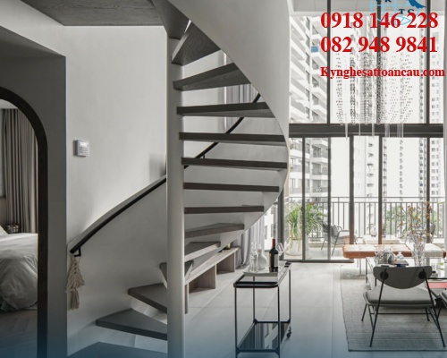 Cầu thang xoắn CTX66
