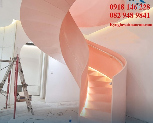 Cầu thang xoắn CTX86