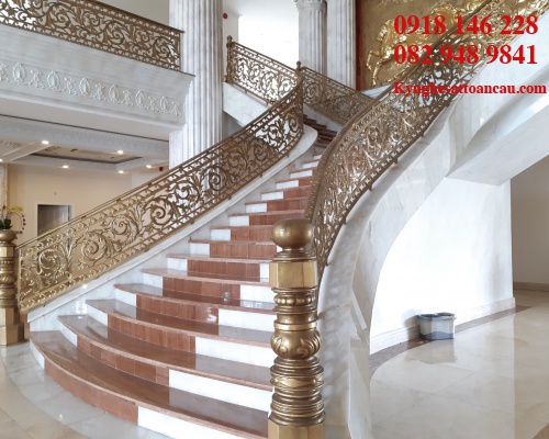 Cầu thang nhôm đúc CTN33