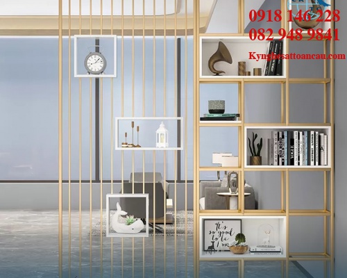 Kệ Inox mạ vàng cao cấp KIXM26