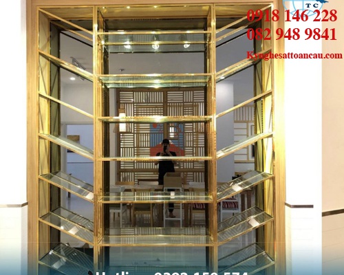 Kệ Inox mạ vàng cao cấp KIXM30