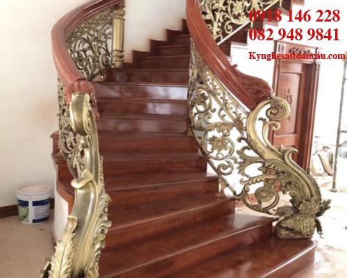 Cầu thang nhôm đúc CTN35
