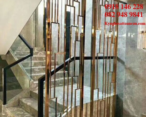 VÁCH NGĂN INOX XI MẠ V42