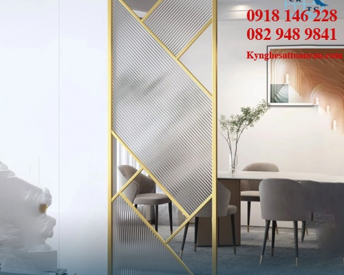 Vách ngăn inox xi mạ VNI01
