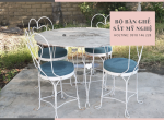 BỘ BÀN GHẾ SẮT MỸ NGHỆ - VẺ ĐẸP CỔ ĐIỂN ĐẦY QUYẾN RỦ BỀN BỈ THEO THỜI GIAN