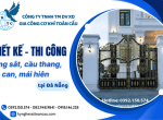 Thiết kế thi công cổng sắt, cầu thang, lan can, mái hiên tại Đà Nẵng