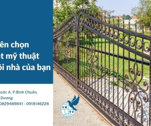 3 Lý do nên chọn cổng sắt mỹ thuật cho ngôi nhà của bạn