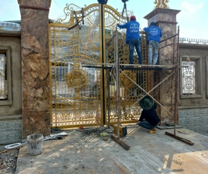 Công trình cổng Sắt nghệ thuật cho nhà ở