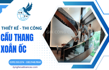 Cơ Khí Toàn Cầu - Đơn vị thiết kế thi công cầu thang xoắn ốc uy tín tại Việt Nam
