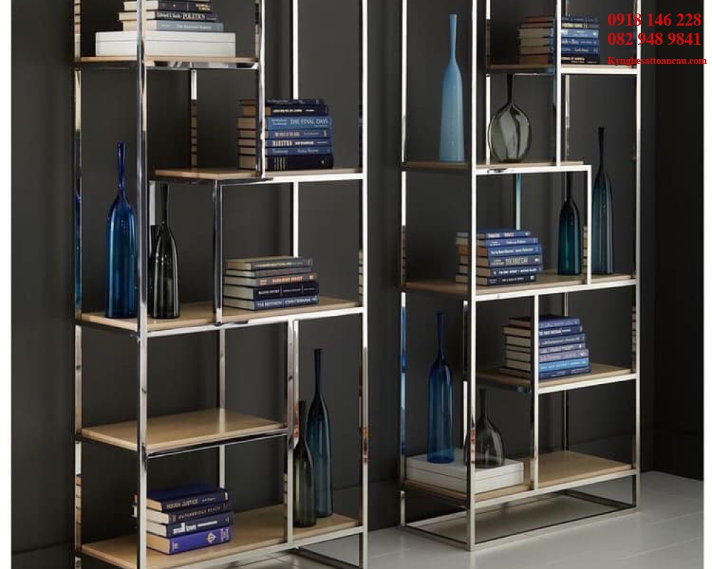 Kệ Inox mạ vàng cao cấp KIXM22