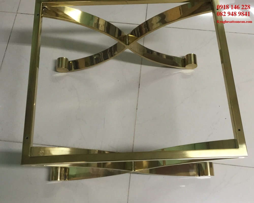 Chân bàn inox xi mạ CBIXM01