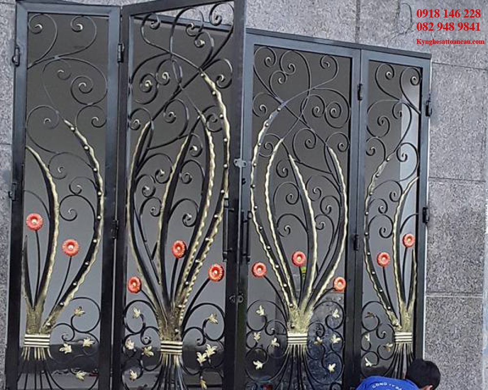 Cửa cổng sắt mỹ thuật CCS20