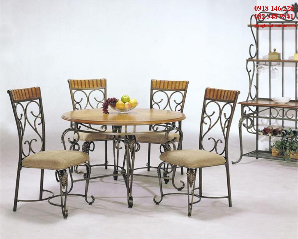 Bàn ghế sắt mỹ thuật BS11