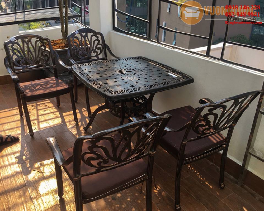 Bàn ghế sắt mỹ thuật BS13