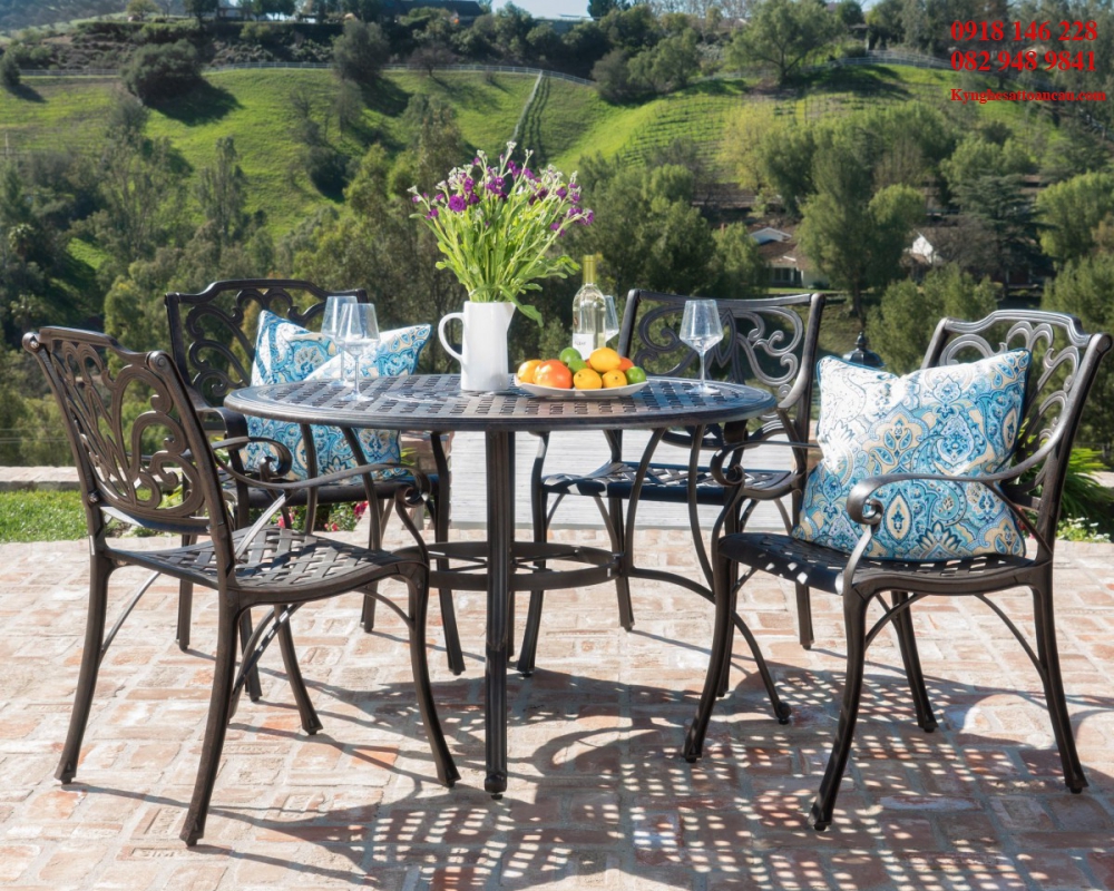 Bàn ghế sắt mỹ thuật BS15