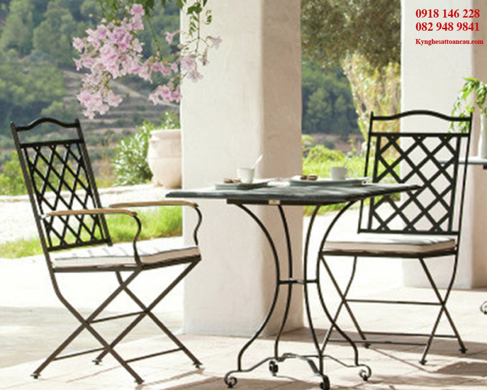 Bàn ghế sắt mỹ thuật BS16