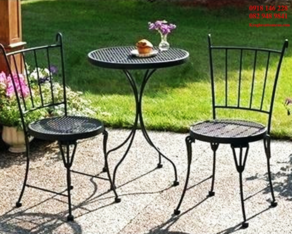 Bàn ghế sắt mỹ thuật BS19