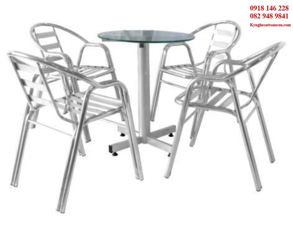 BÀN GHẾ INOX ĐẸP B3