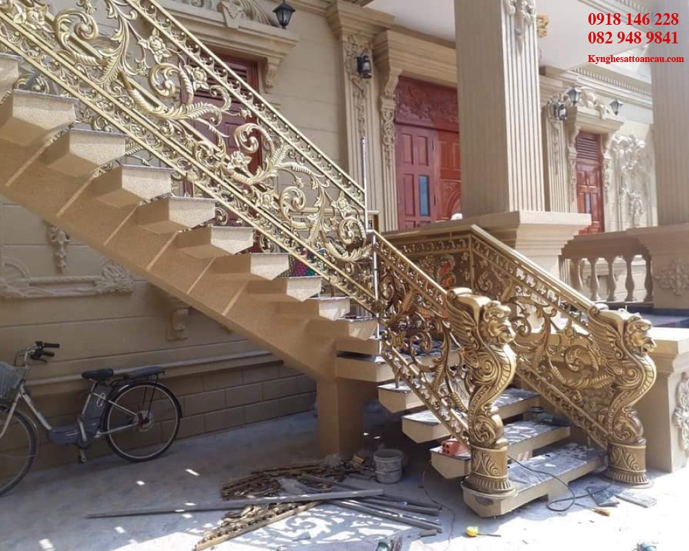 CẦU THANG SẮT MỸ THUẬT CT4