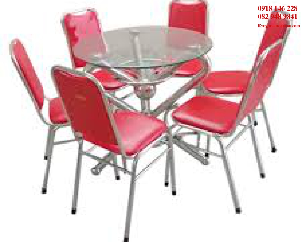 BÀN GHẾ INOX ĐẸP B25