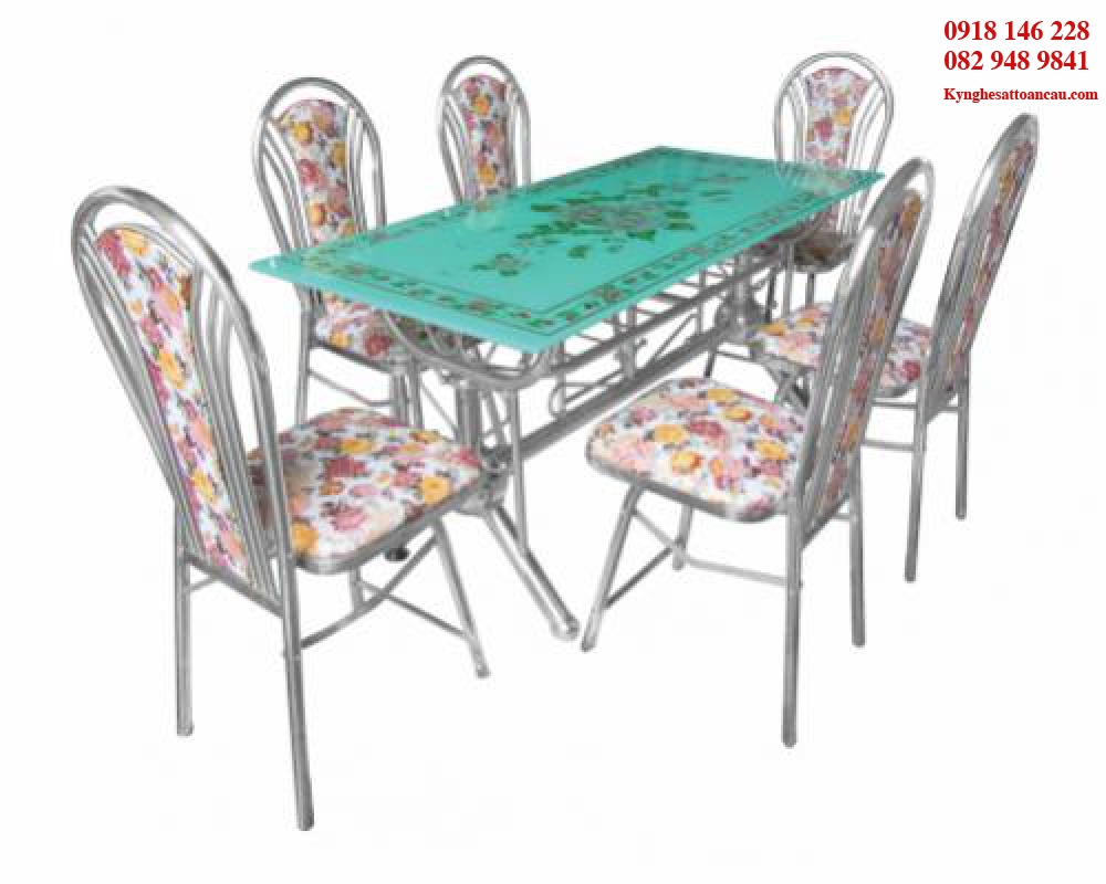 BÀN GHẾ INOX ĐẸP B28