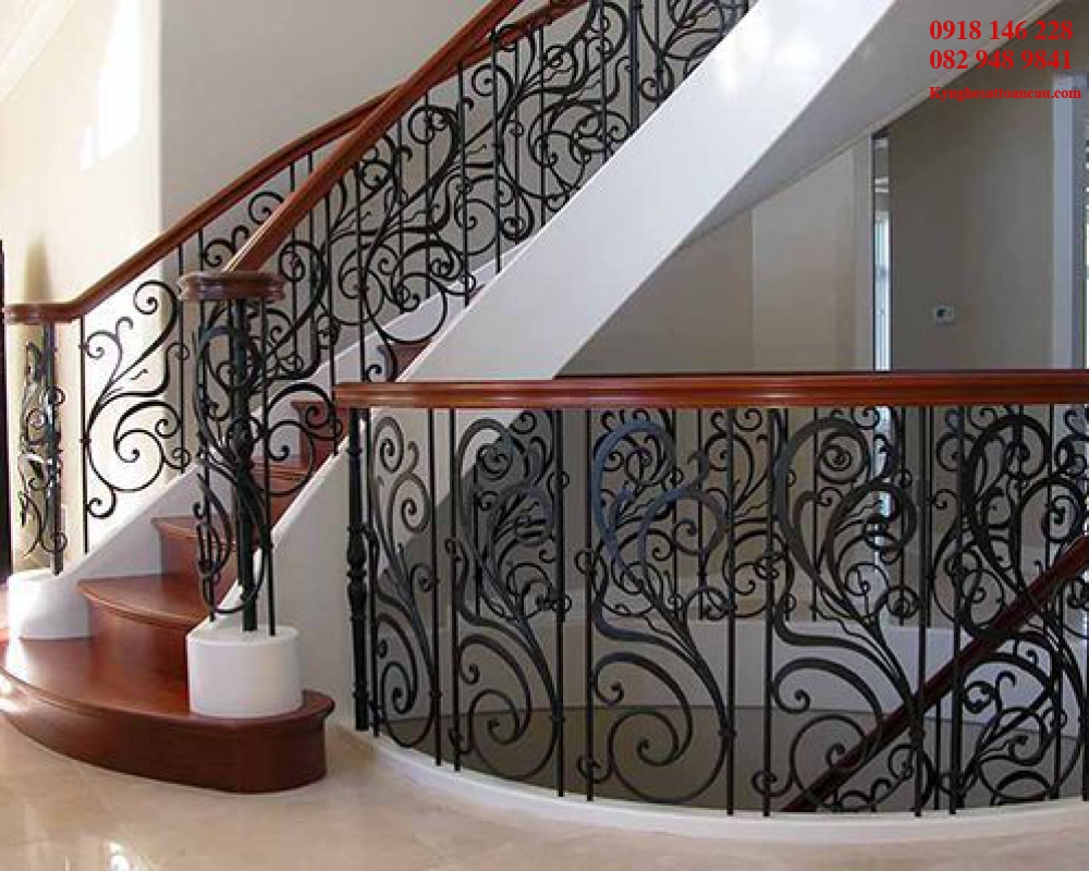 CẦU THANG SẮT MỸ THUẬT I136