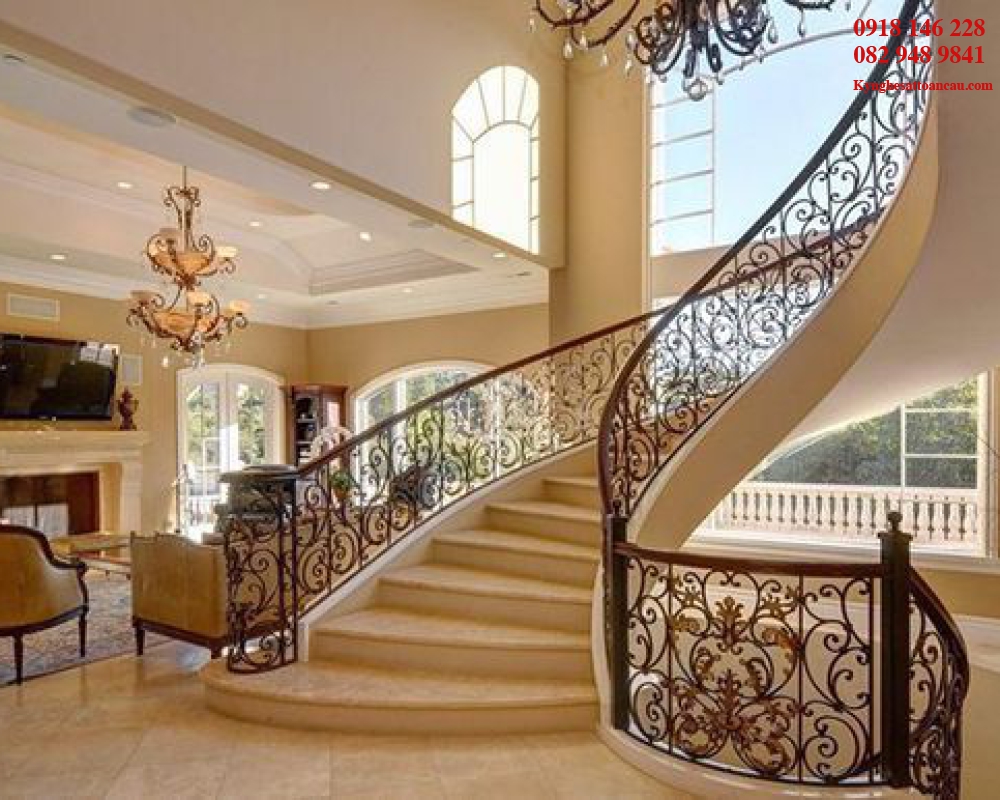 CẦU THANG SẮT MỸ THUẬT I143