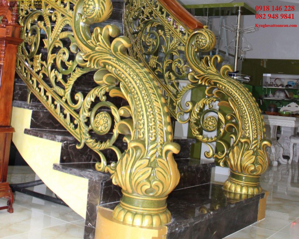 Cầu thang nhôm đúc CTN29