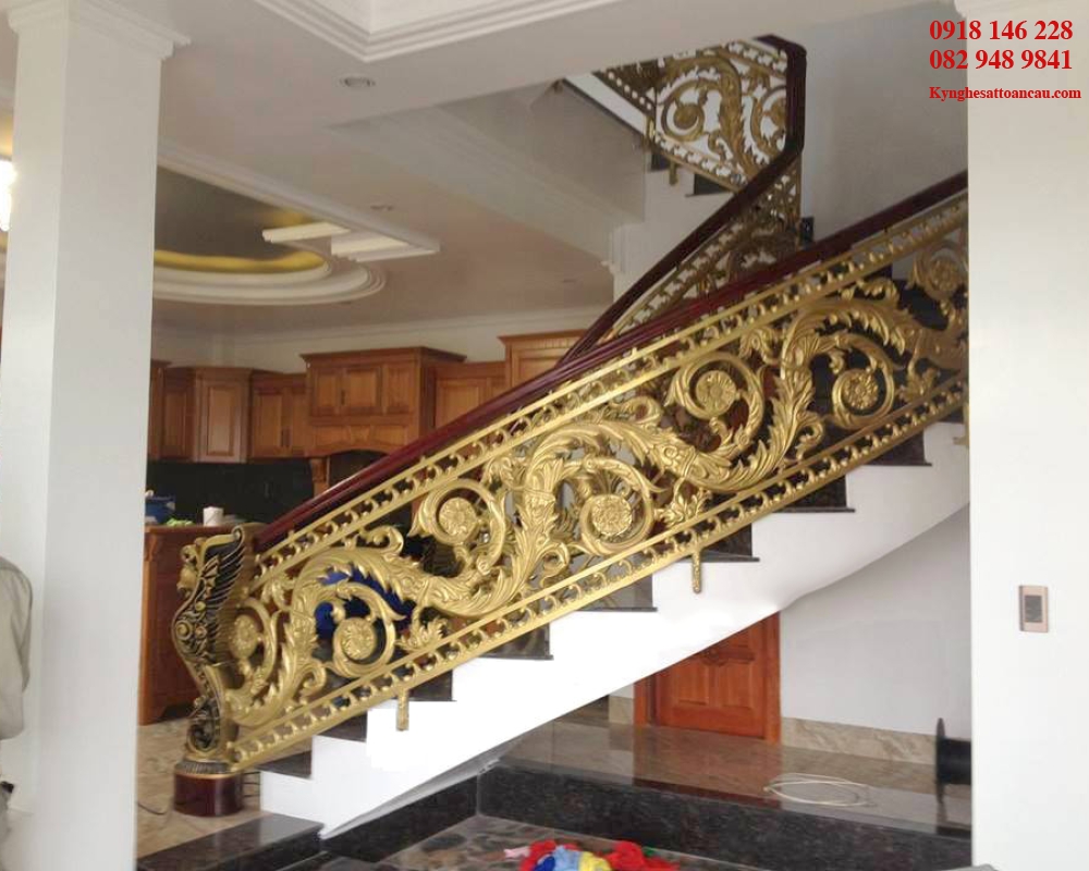 Cầu thang nhôm đúc CTN18