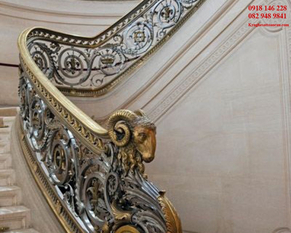 Cầu thang nhôm đúc CTN21