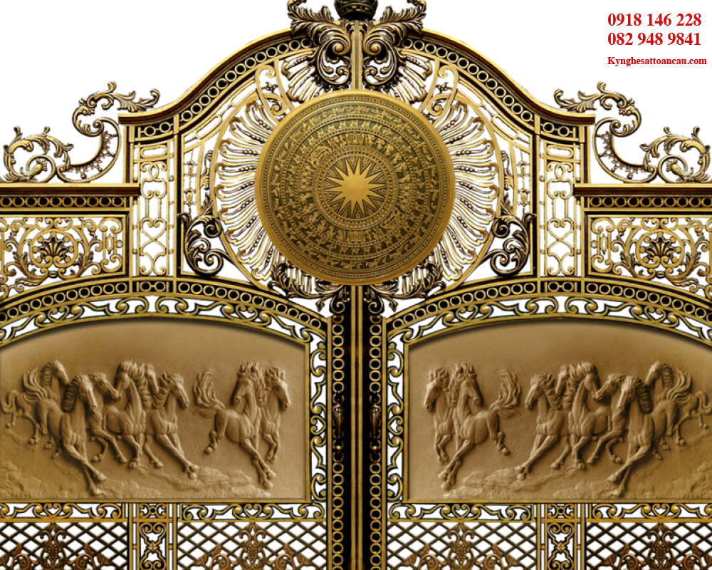 Cửa nhôm đúc đẹp C40