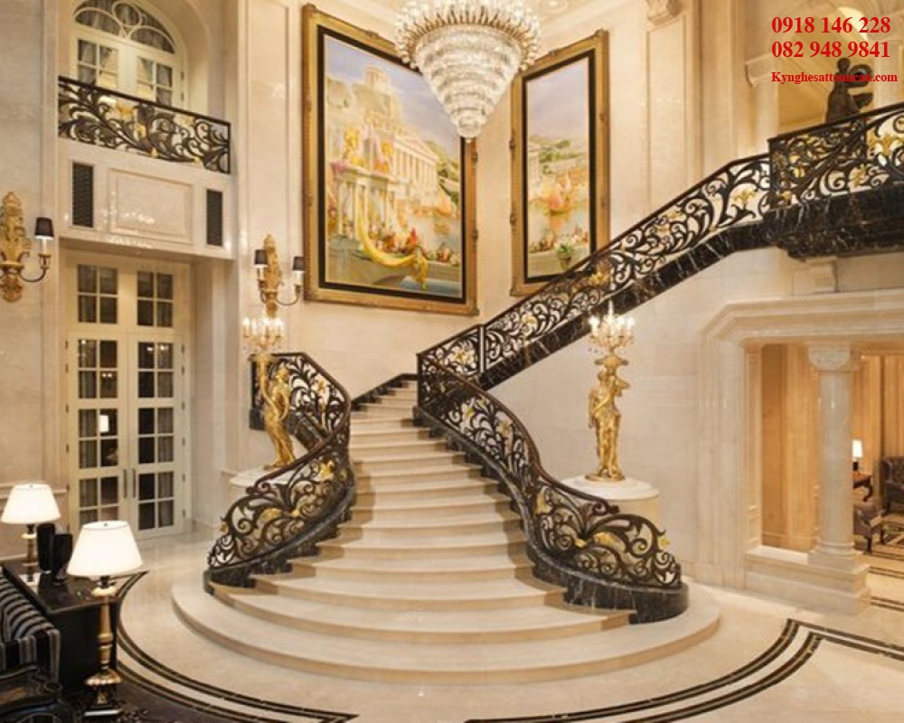 Cầu thang sắt mỹ thuật CT20