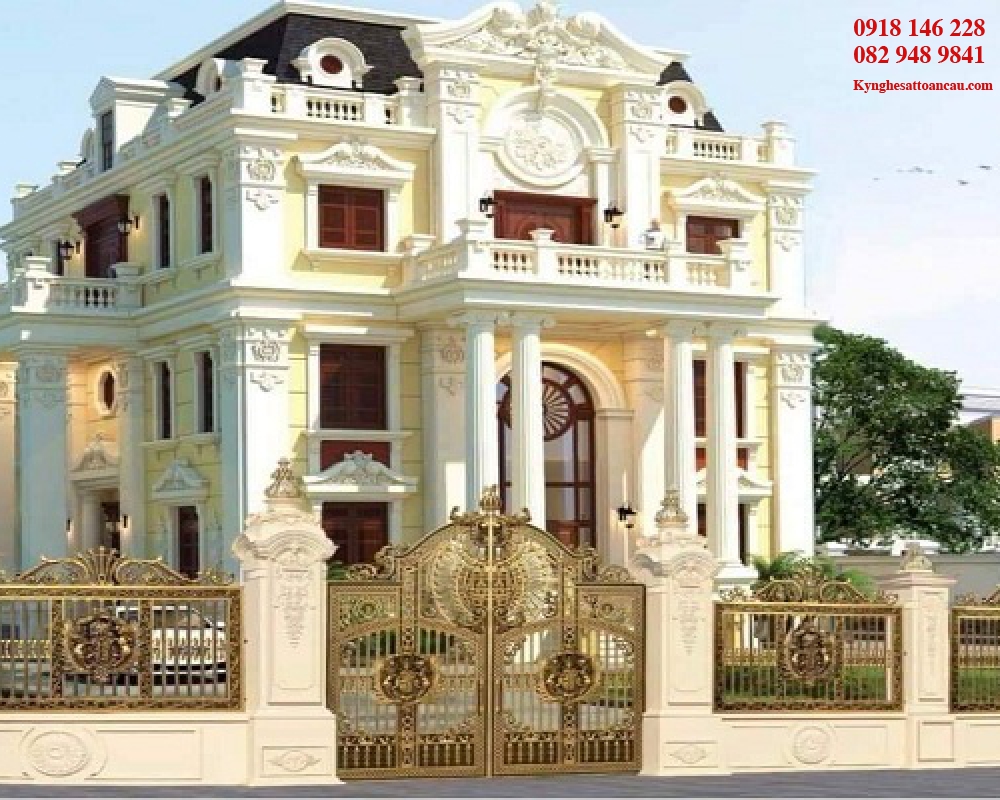 Cửa nhôm đúc đẹp C50