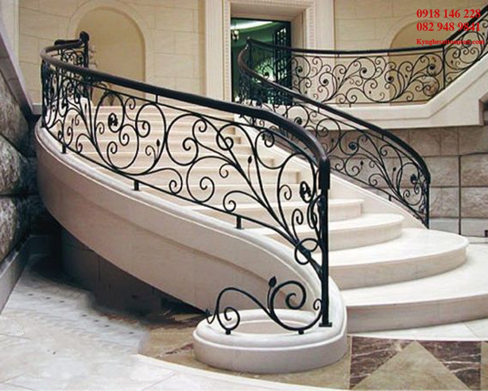 Cầu thang sắt mỹ thuật CT46