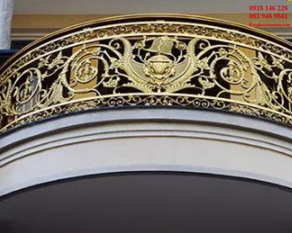 Lan can nhôm đúc L2