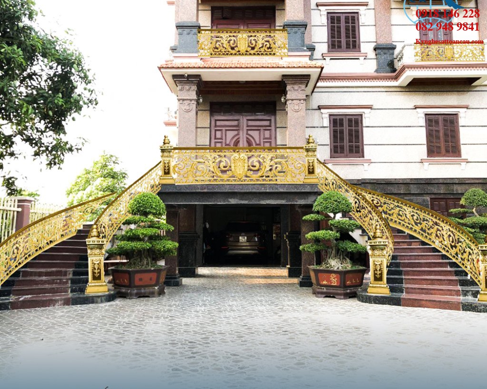 Cầu thang nhôm đúc CTN19