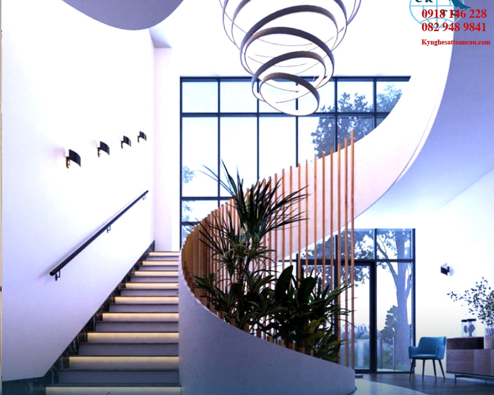 Cầu thang xoắn CTX15
