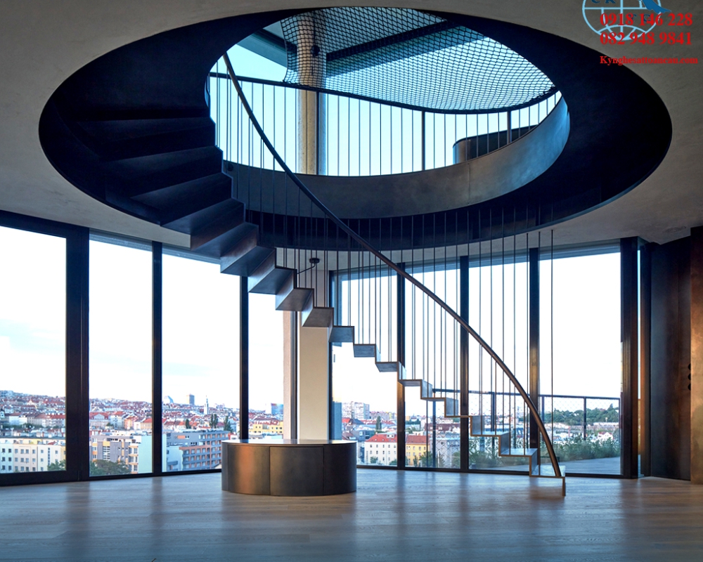 Cầu thang xoắn CTX16