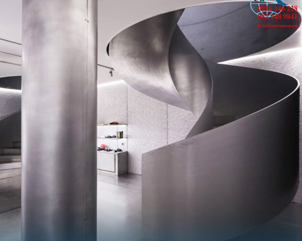 Cầu thang xoắn CTX35 tại Thuận An Bình Dương