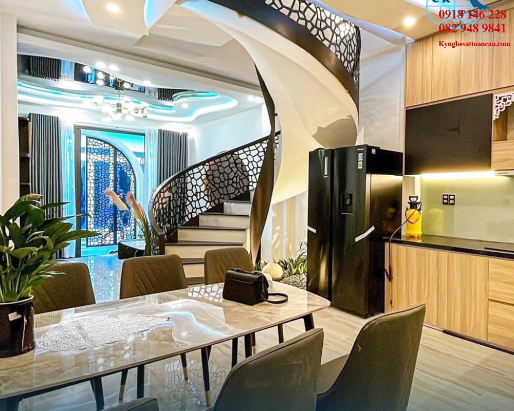 Cầu thang xoắn ốc CTX38 tại Bình Dương