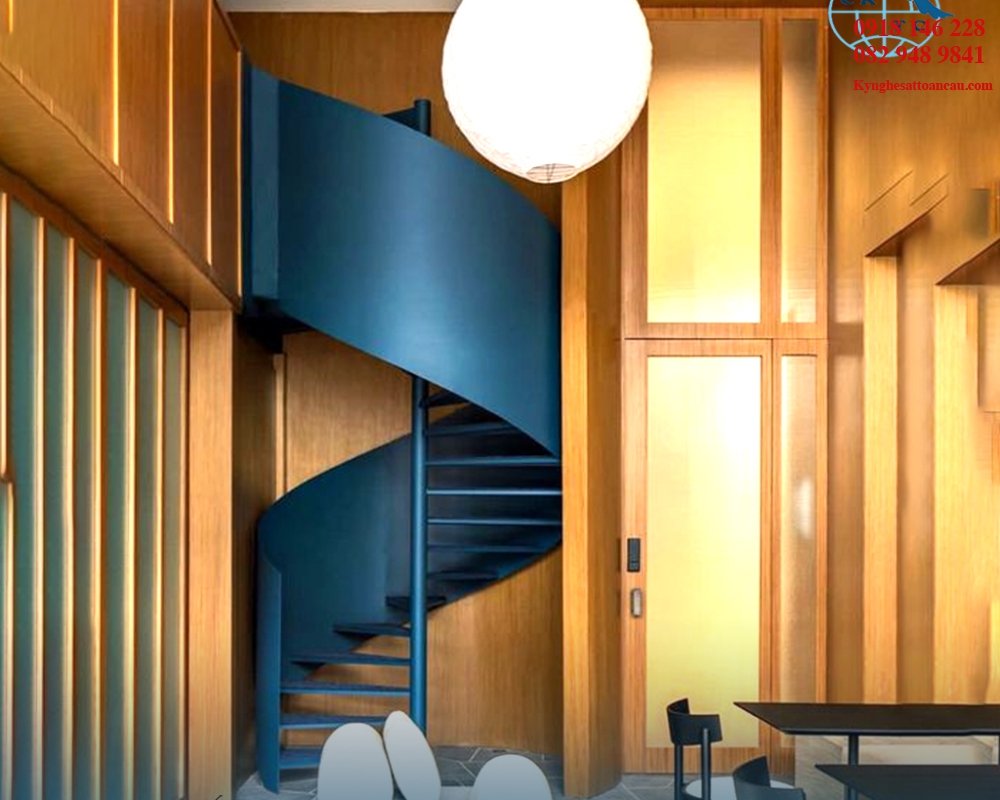 Cầu thang xoắn ốc CTX44 tại Dĩ An